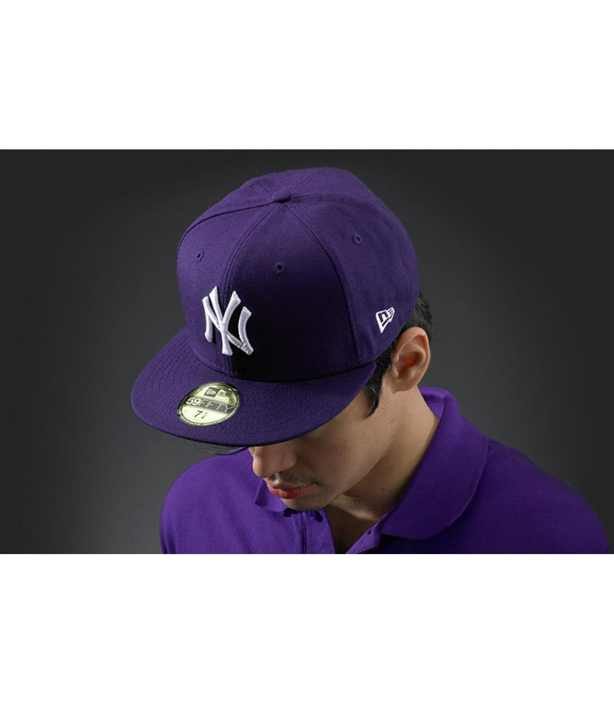Cap New York lila Cap ny lila Cap New York lila Cap ny lila